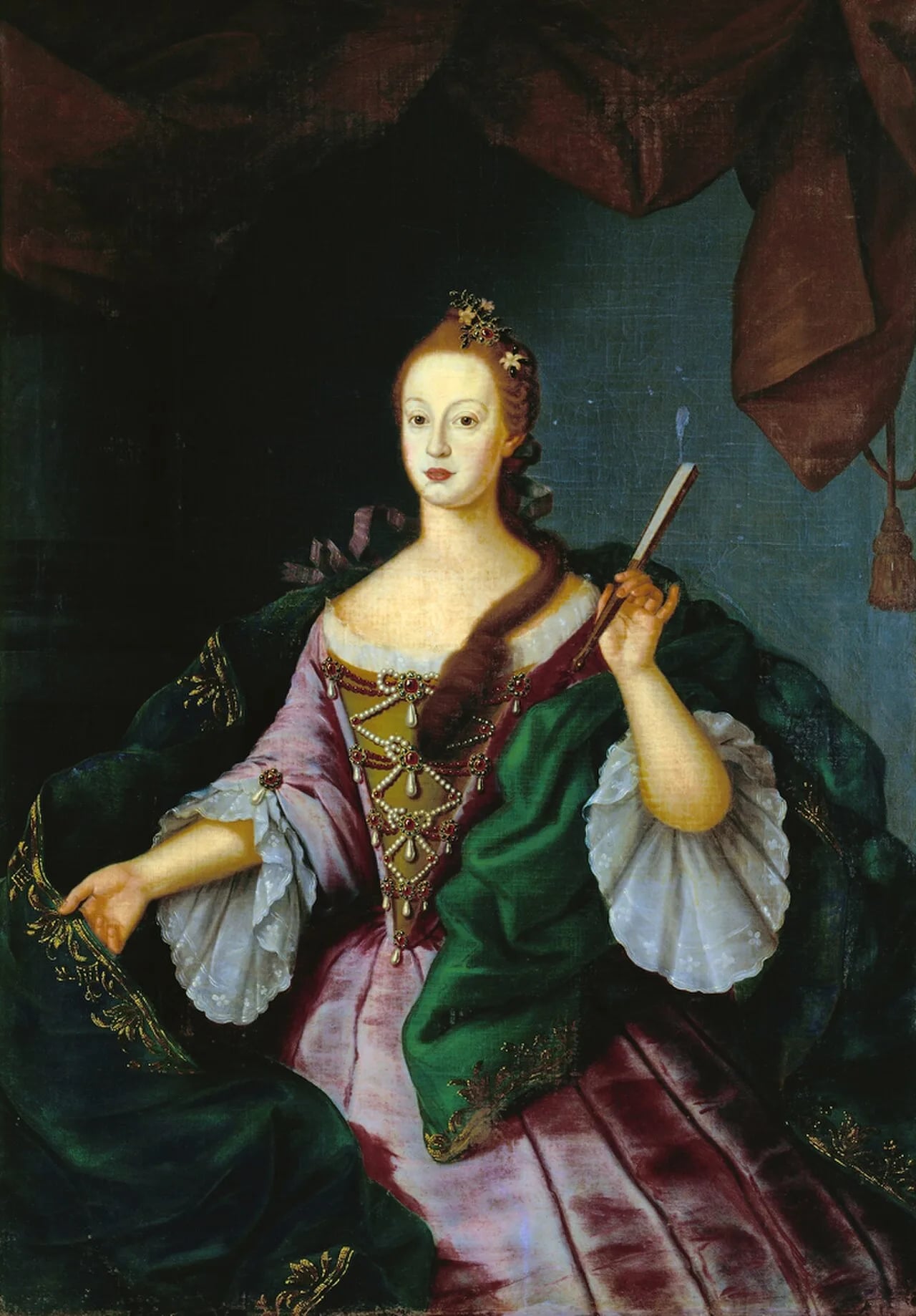 Porträt von Infanta Maria Doroteia of Portugal (1739–1771) – Gedenkseite