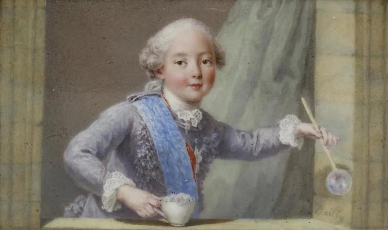 Porträt von Philippe, Duke of Anjou (1730–1733) – Gedenkseite