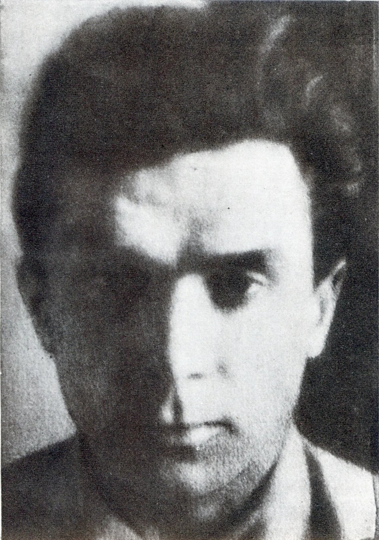 Porträt von Mykola Chwyljowyj (1893–1933) – Gedenkseite