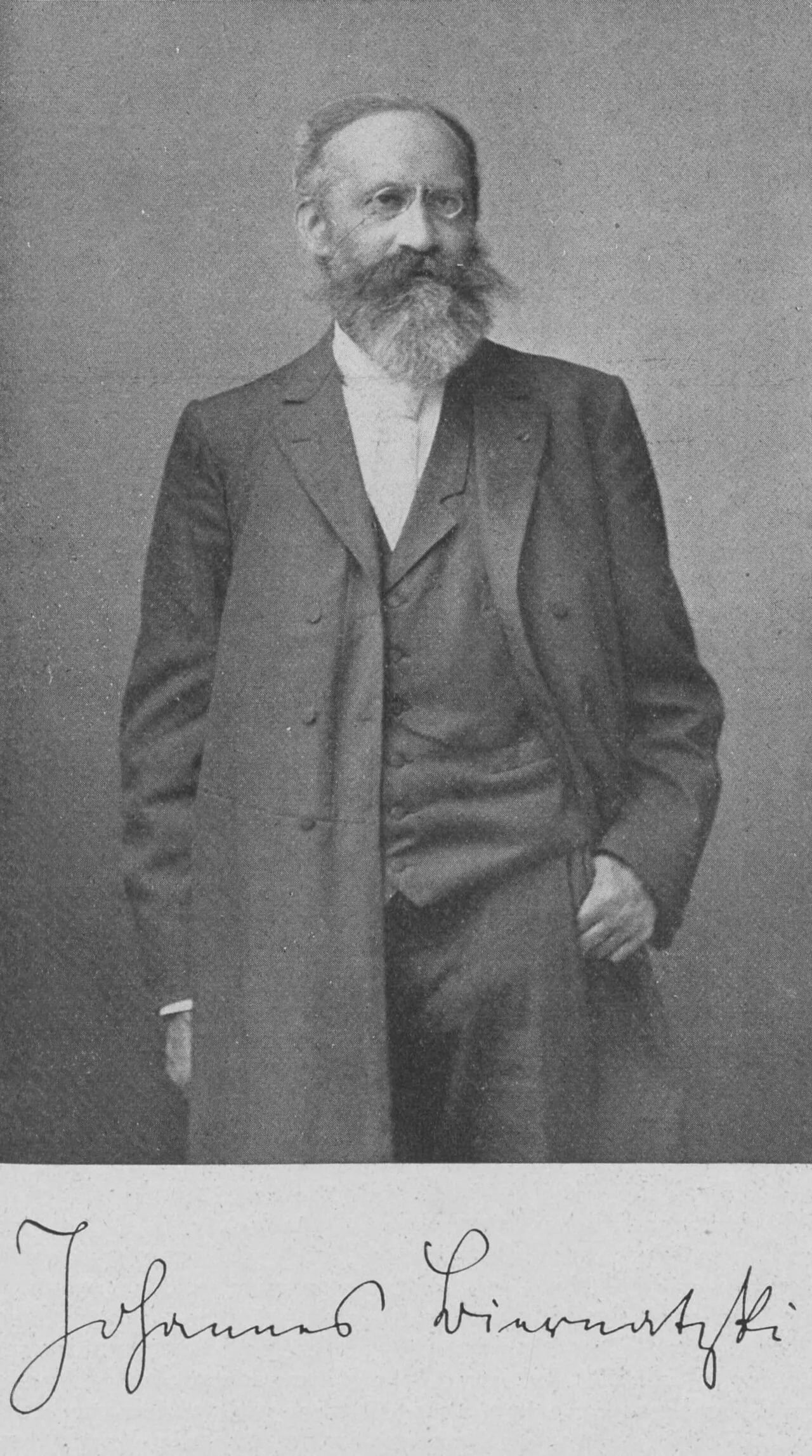Porträt von Johannes Biernatzki (1849–1935) – Gedenkseite