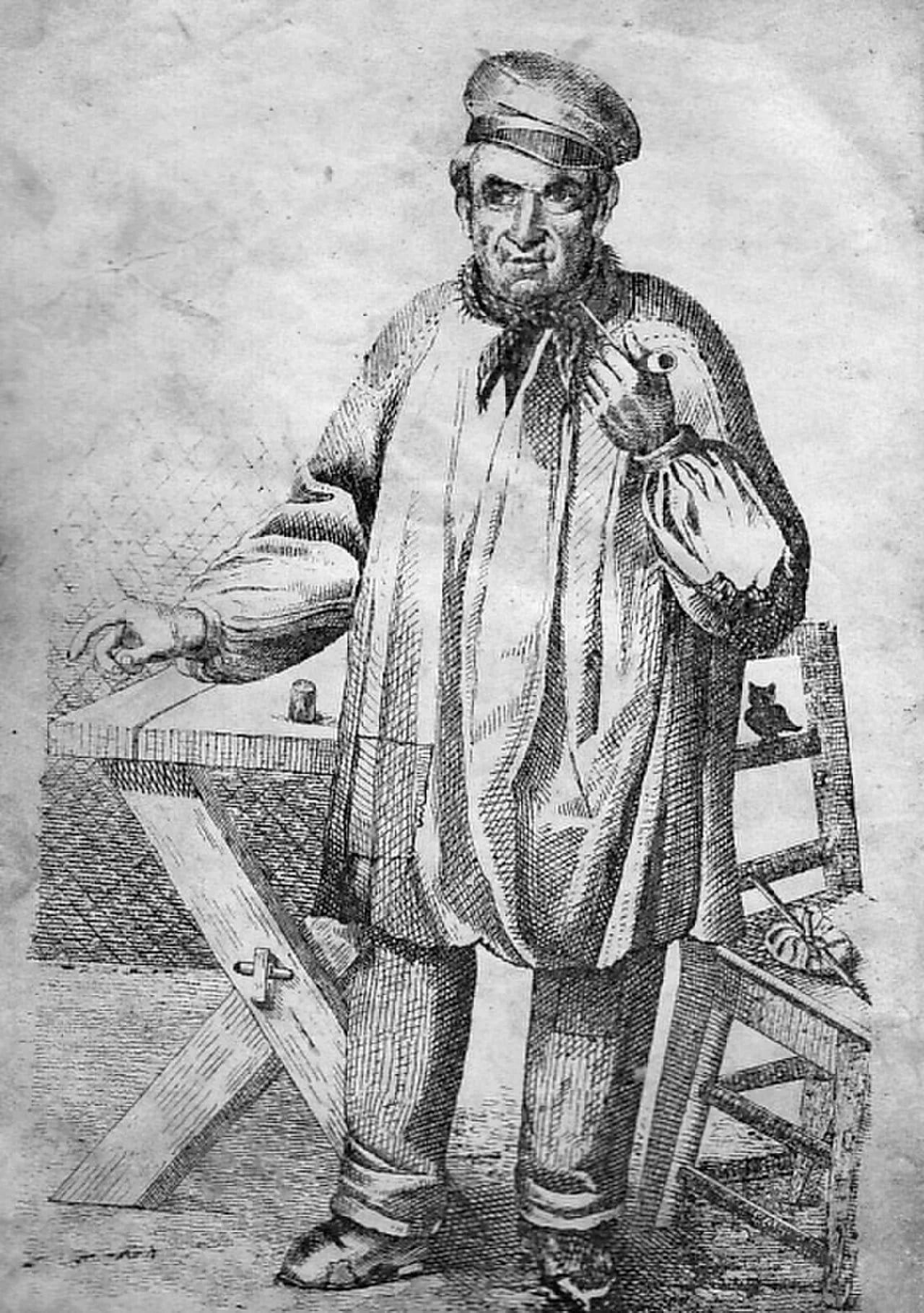Porträt von Tobias von Hebborn (1778–1849) – Gedenkseite