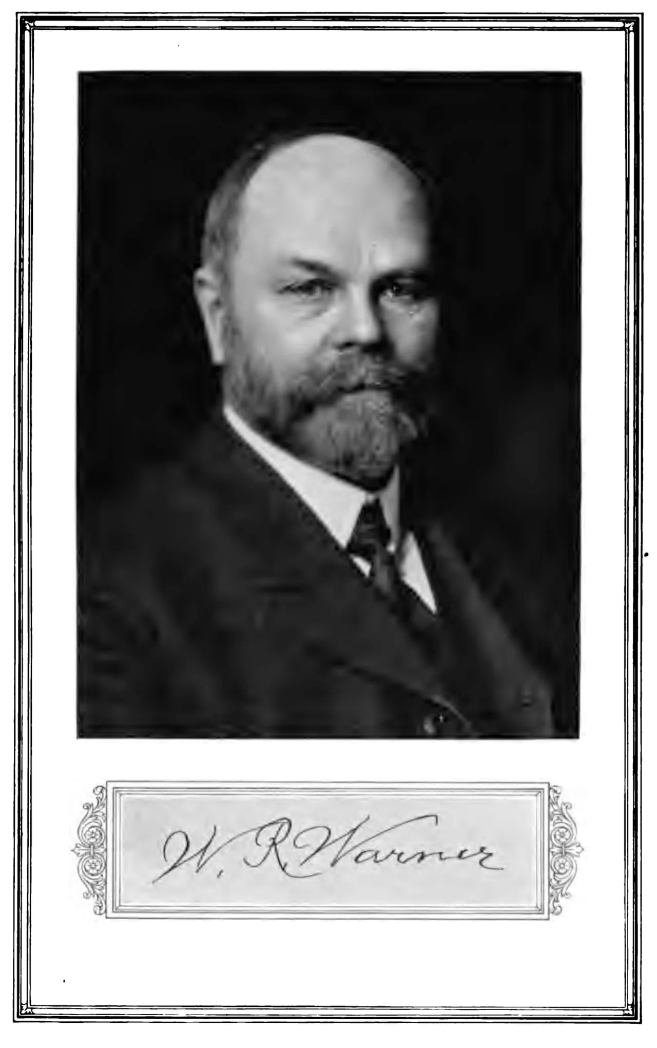 Portrait of Worcester Reed Warner (1846–1929) – memorial page