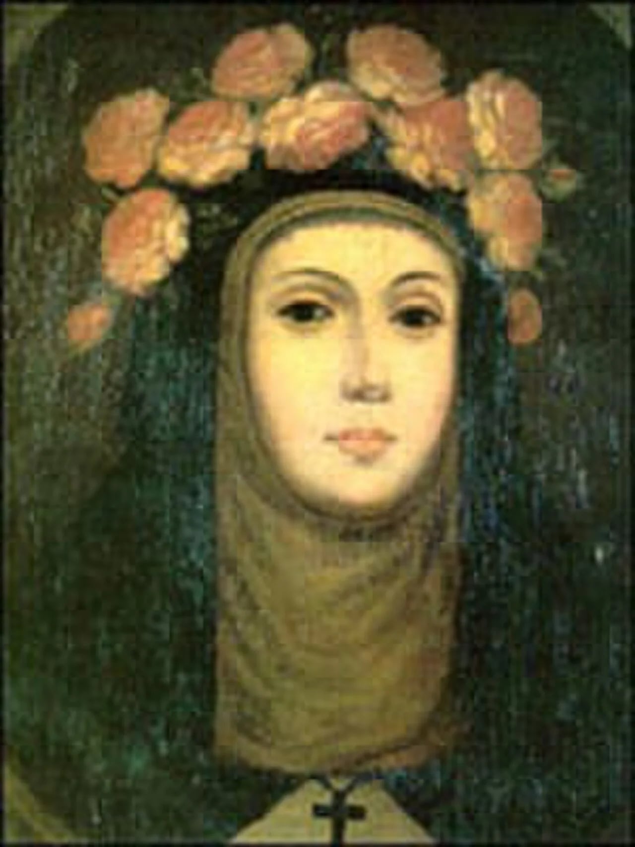 Porträt von Rosa von Lima (1586–1617) – Gedenkseite
