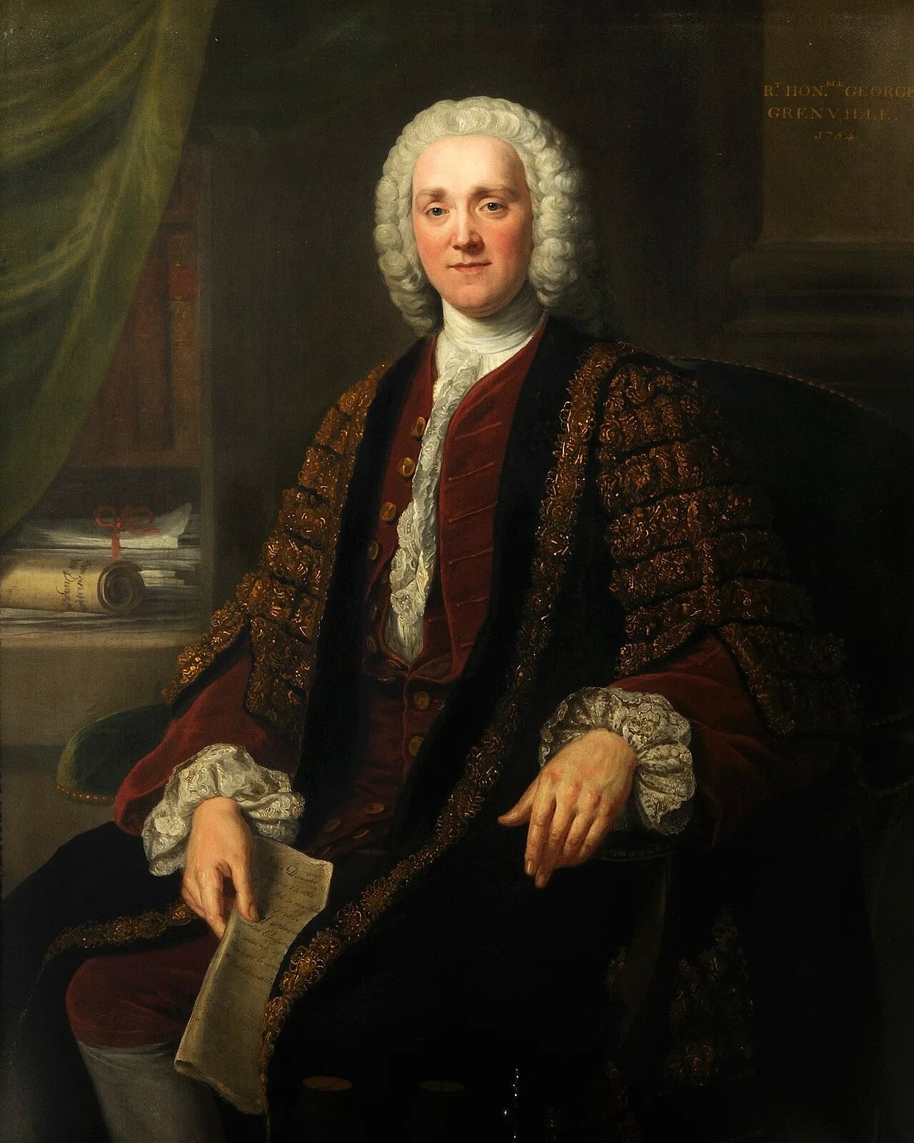Portrait of George Grenville (1712–1770) – memorial page