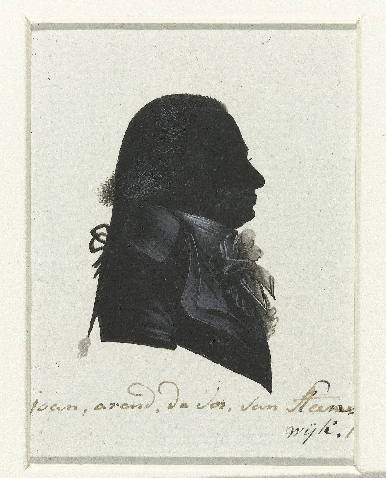 Porträt von Jan Arend de Vos van Steenwijk (1746–1813) – Gedenkseite