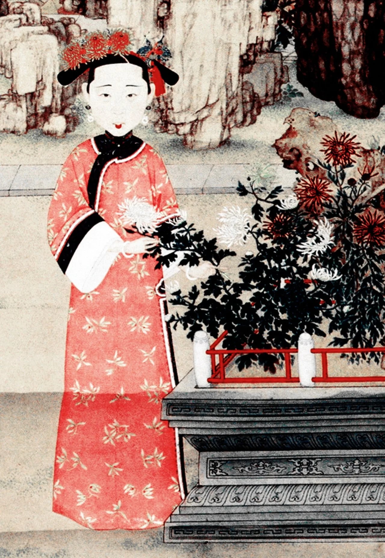 Porträt von Consort Xiang (1808–1861) – Gedenkseite