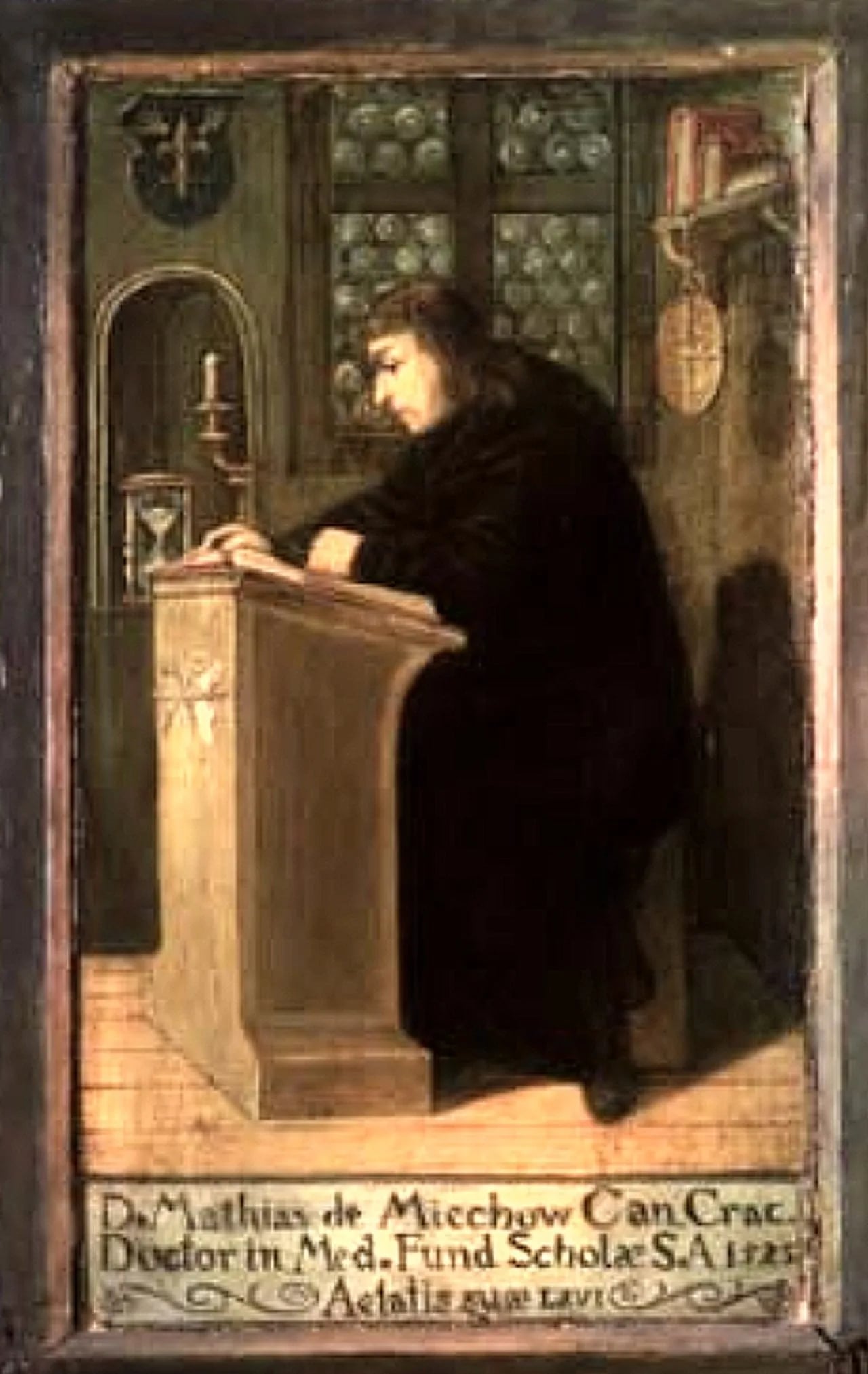 Porträt von Maciej Miechowita (1457–1523) – Gedenkseite
