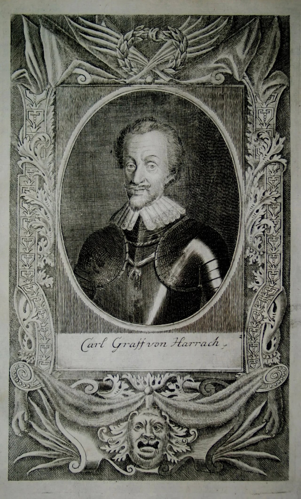 Porträt von Karl von Harrach (1570–1628) – Gedenkseite