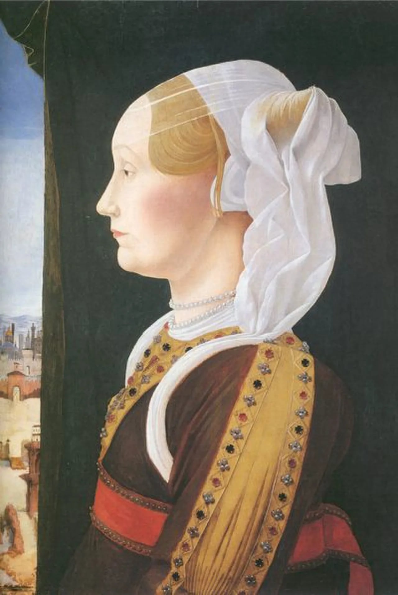 Portrait of Ginevra Sforza (1440–1507) – memorial page