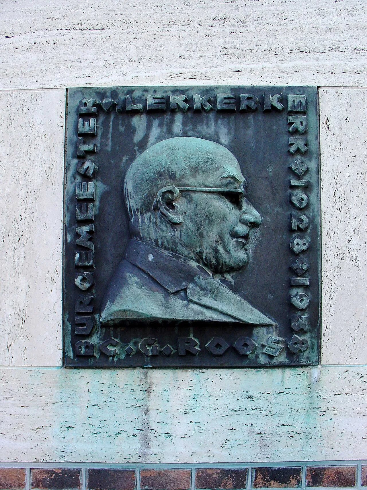 Porträt von Cornelis Gerardus Roos (1886–1945) – Gedenkseite