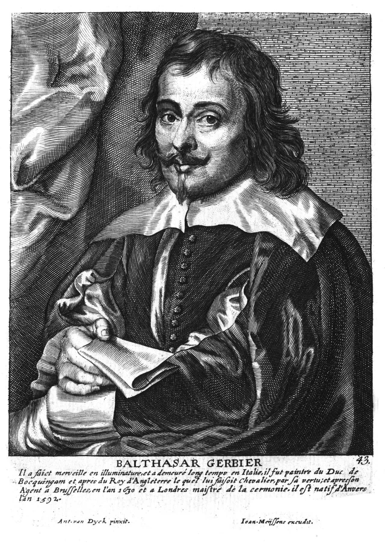 Portrait of Balthazar Gerbier (1592–1663) – memorial page