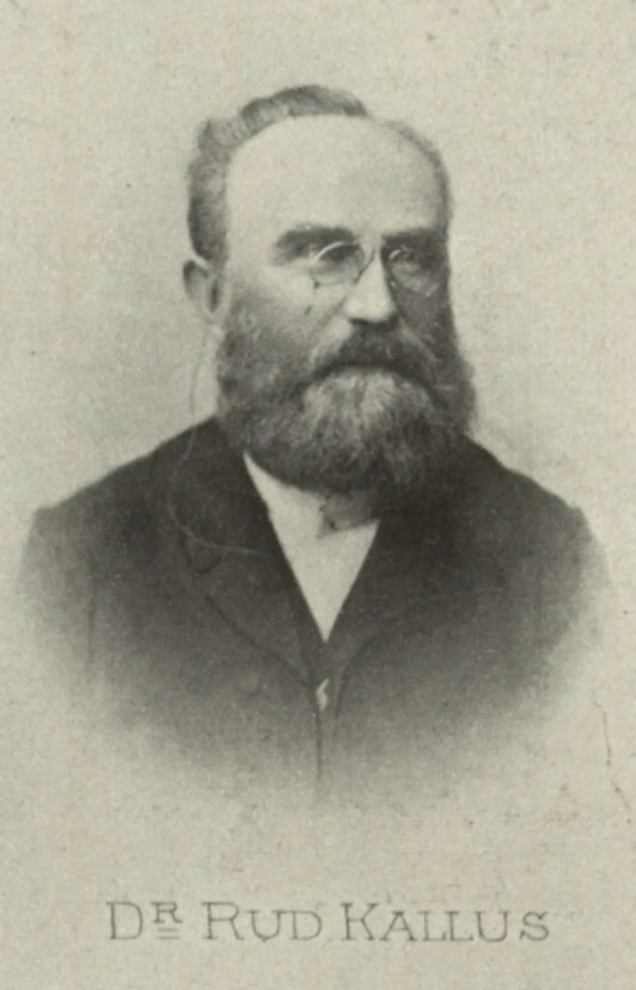 Portrait of Rudolf Kallus (1834–1899) – memorial page