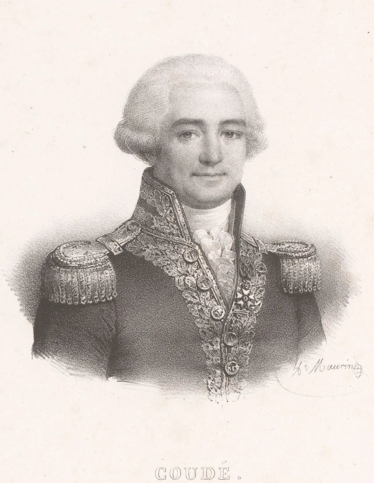 Porträt von Louis-Marie Coudé (1752–1822) – Gedenkseite