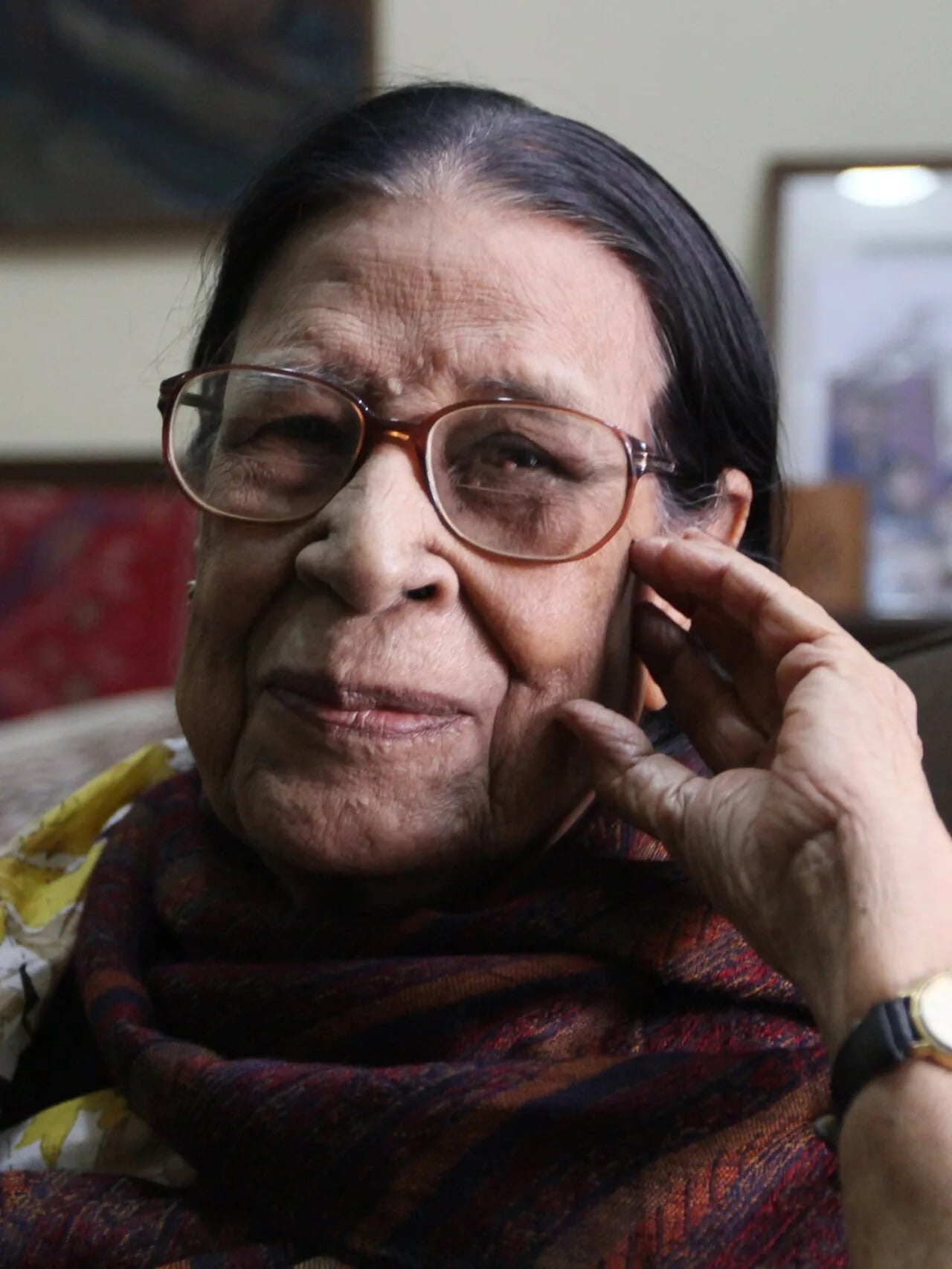 Portrait of Sayeeda Khanam (1937–2020) – memorial page