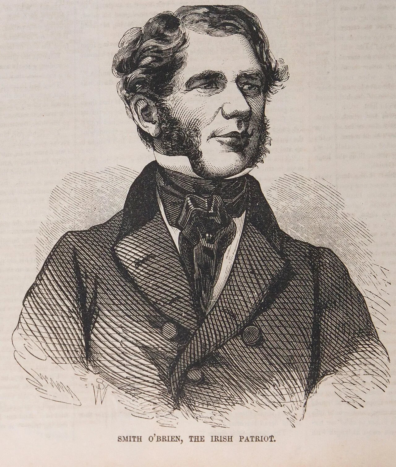 Portrait of William Smith O'Brien (1803–1864) – memorial page