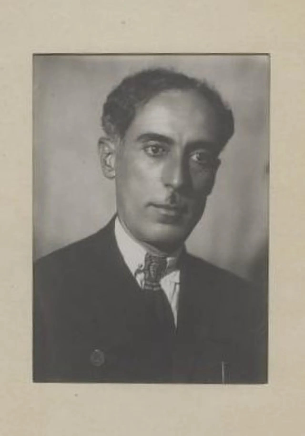 Portrait of Samson Tschanba (1886–1937) – memorial page