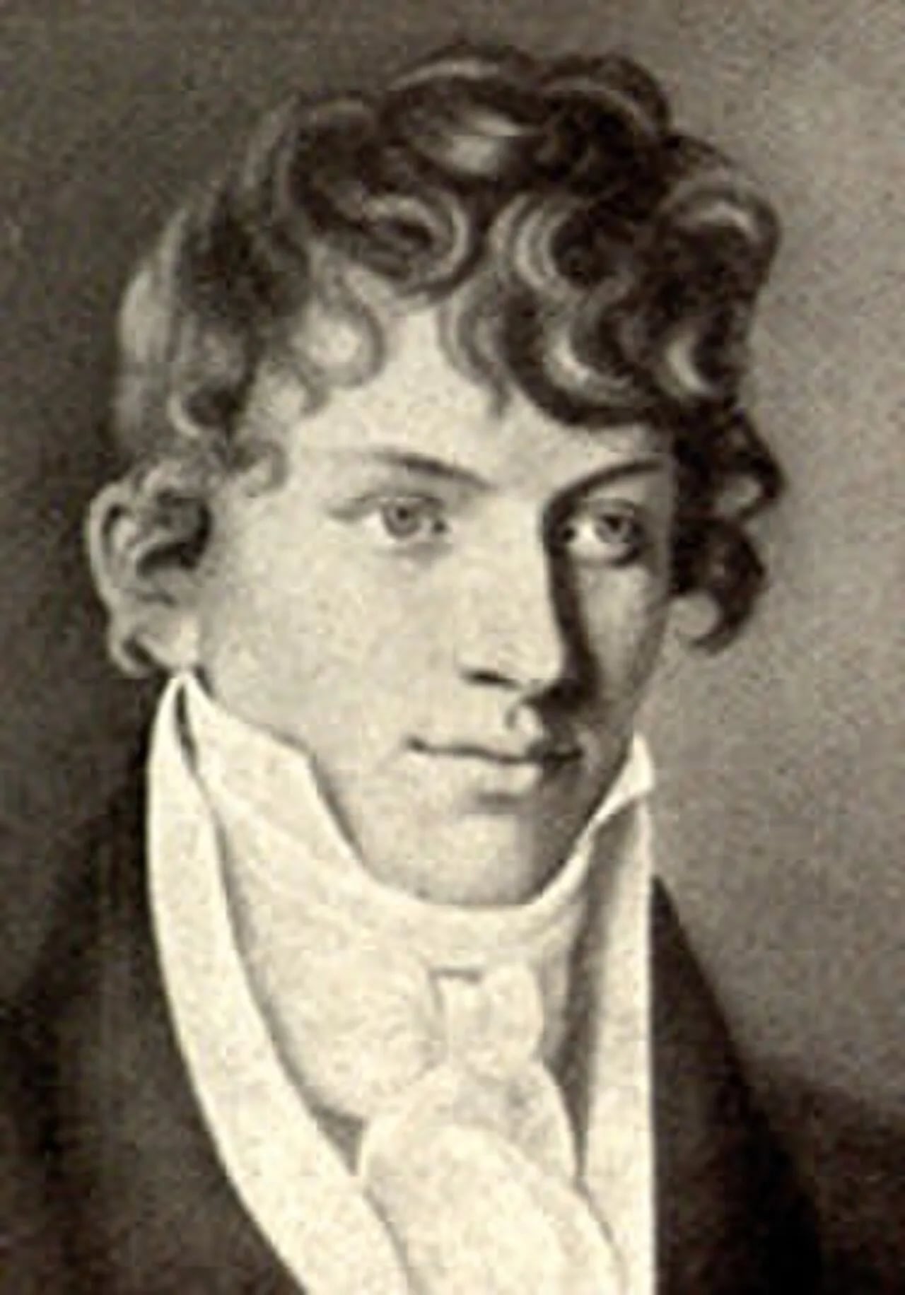 Portrait of Ulrich Justus Hermann Becker (1791–1843) – memorial page