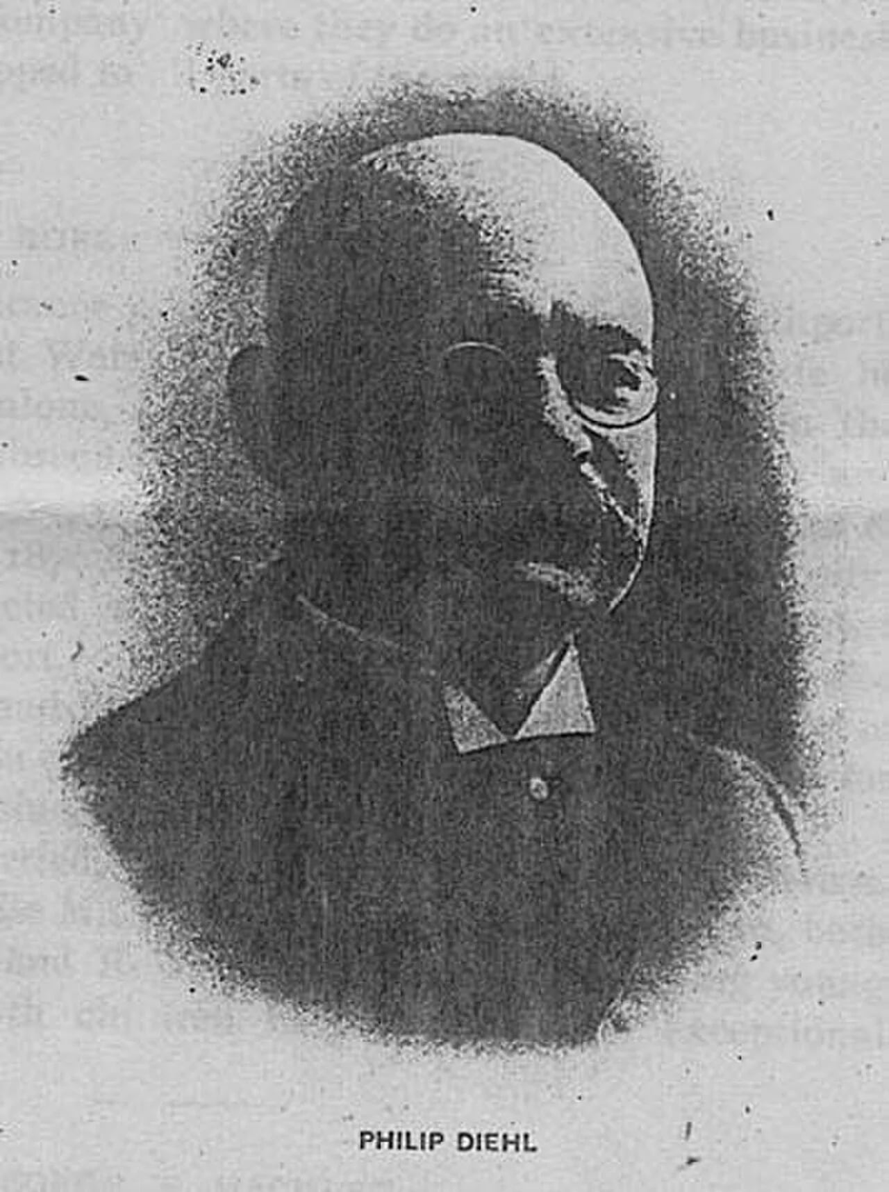 Portrait of Philip Diehl (1847–1913) – memorial page