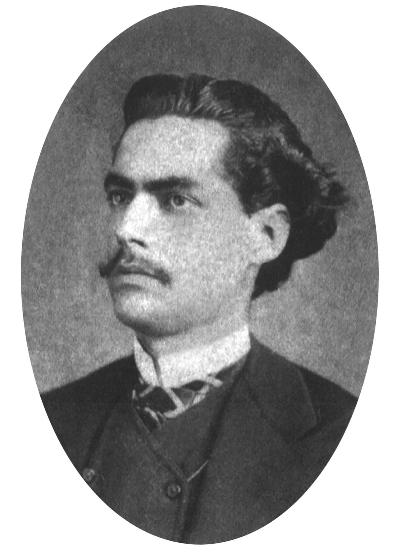 Porträt von Castro Alves (1847–1871) – Gedenkseite
