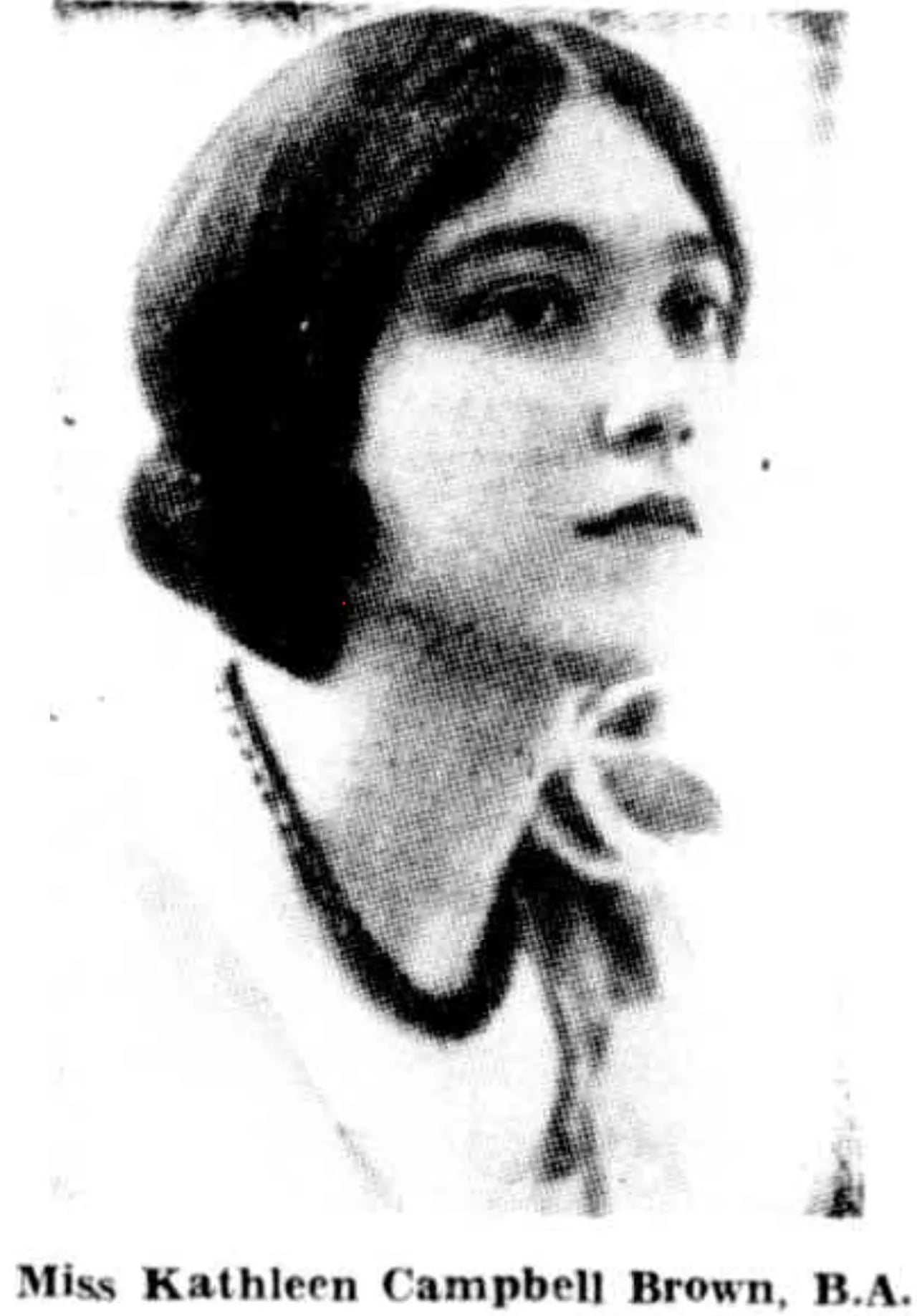 Porträt von Kathleen Campbell-Brown (1903–1996) – Gedenkseite