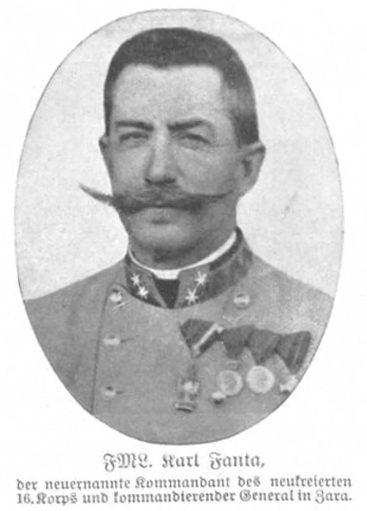 Porträt von Karl Fanta (1851–1937) – Gedenkseite