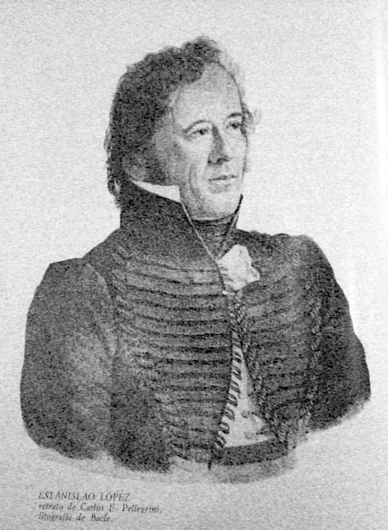 Porträt von Estanislao López (1786–1838) – Gedenkseite