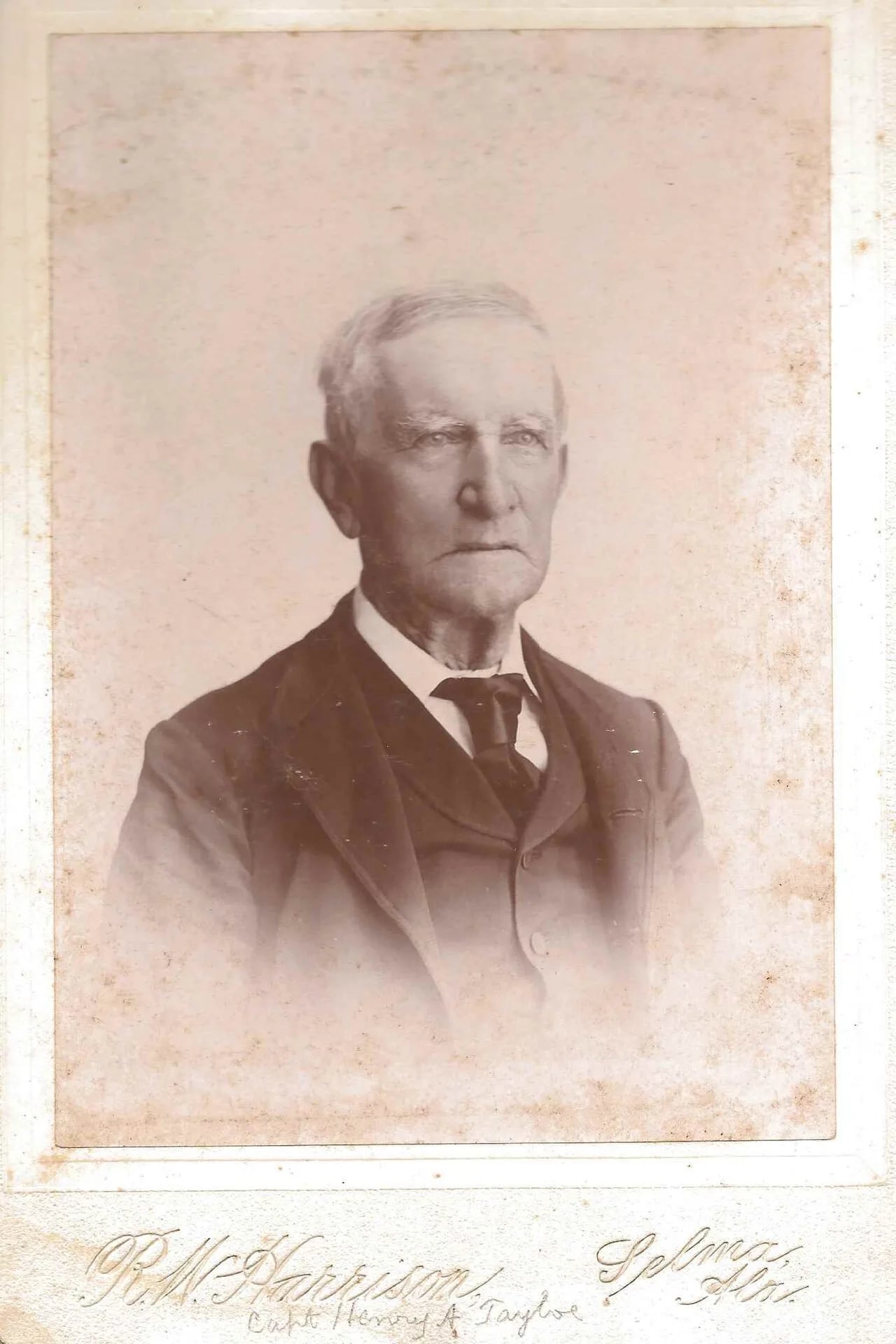 Portrait of Henry Augustine Tayloe (1808–1903) – memorial page