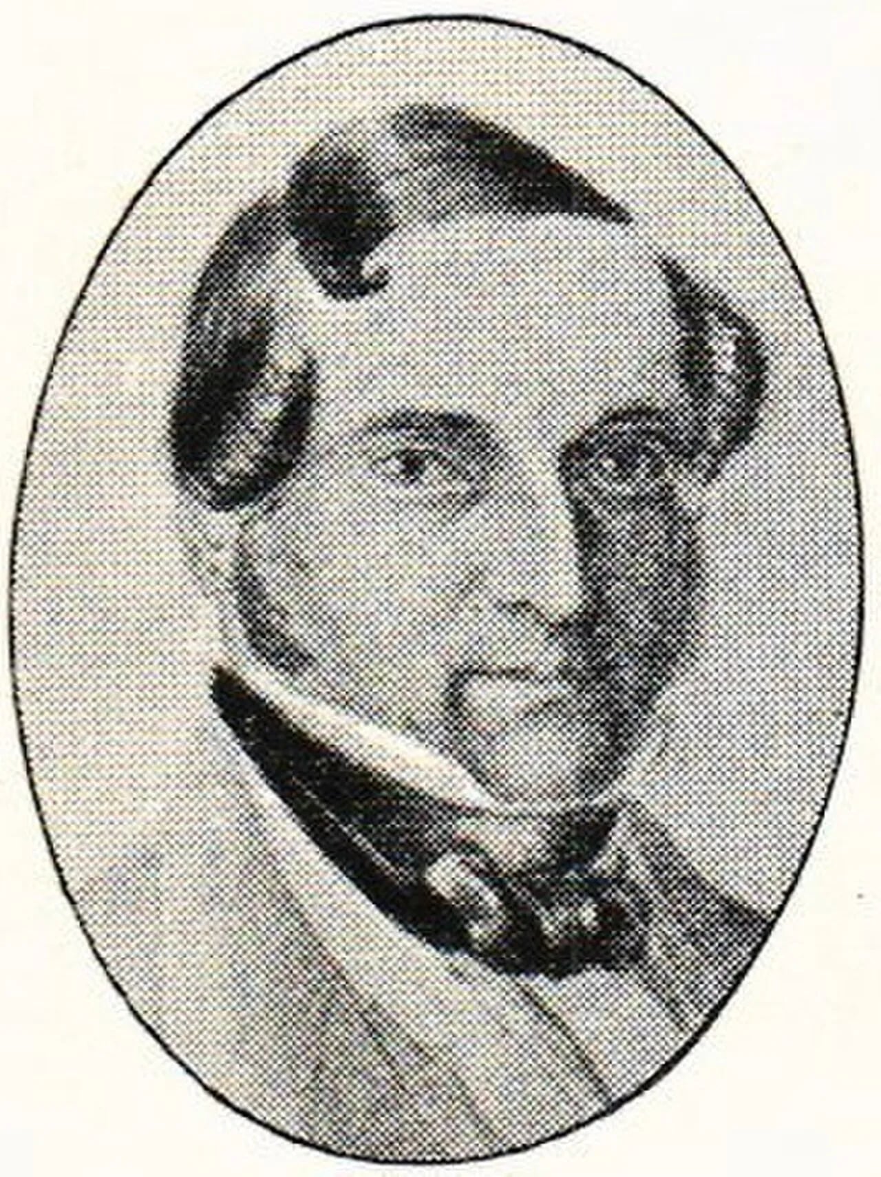 Porträt von Johan Ellmin (1797–1865) – Gedenkseite