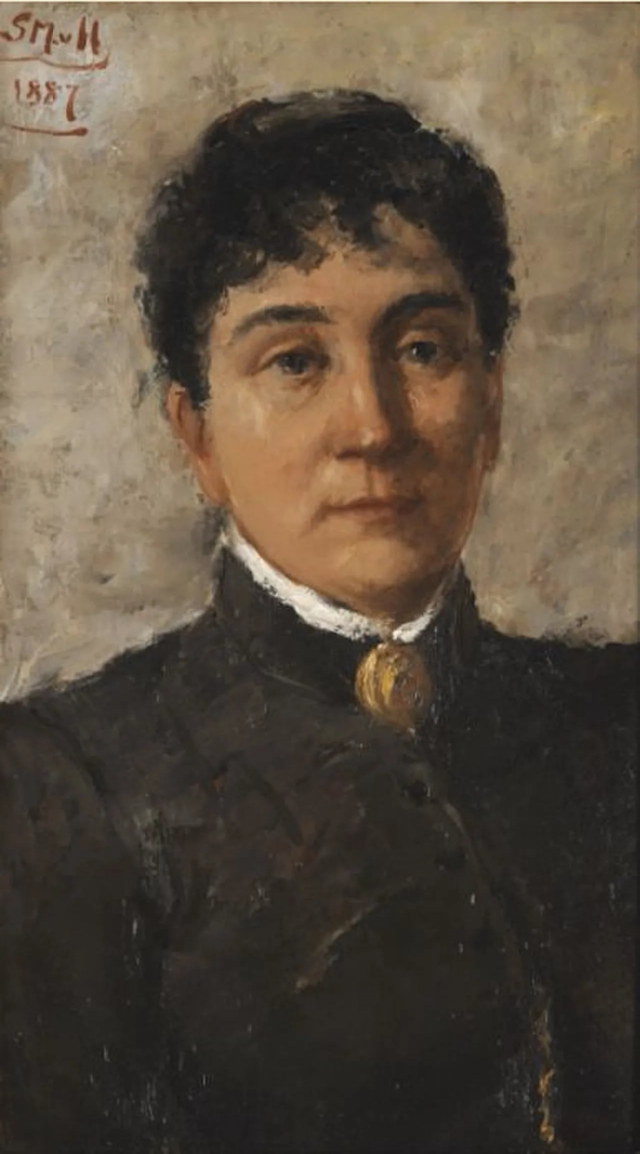 Porträt von Betzy Akersloot-Berg (1850–1922) – Gedenkseite