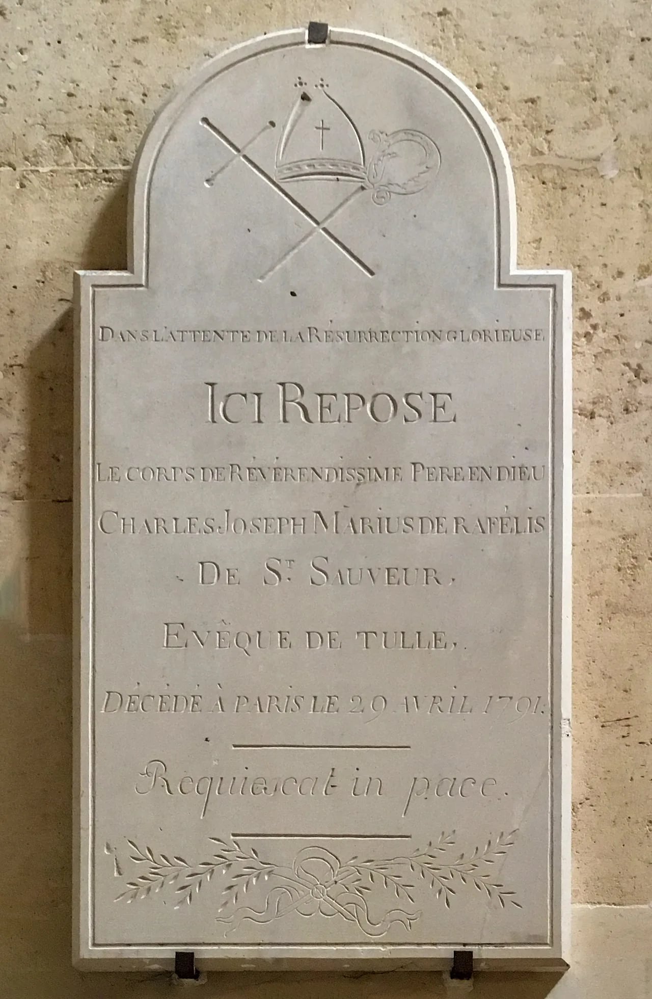 Portrait of Charles-Joseph de Raffélis de Saint-Sauveur (1725–1791) – memorial page