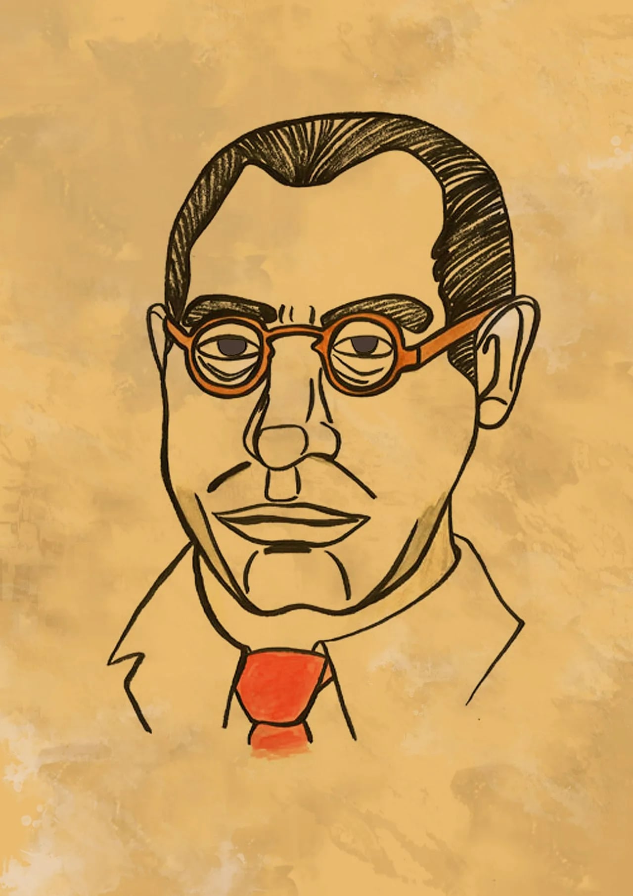 Porträt von Juan Comorera y Solé (1894–1960) – Gedenkseite