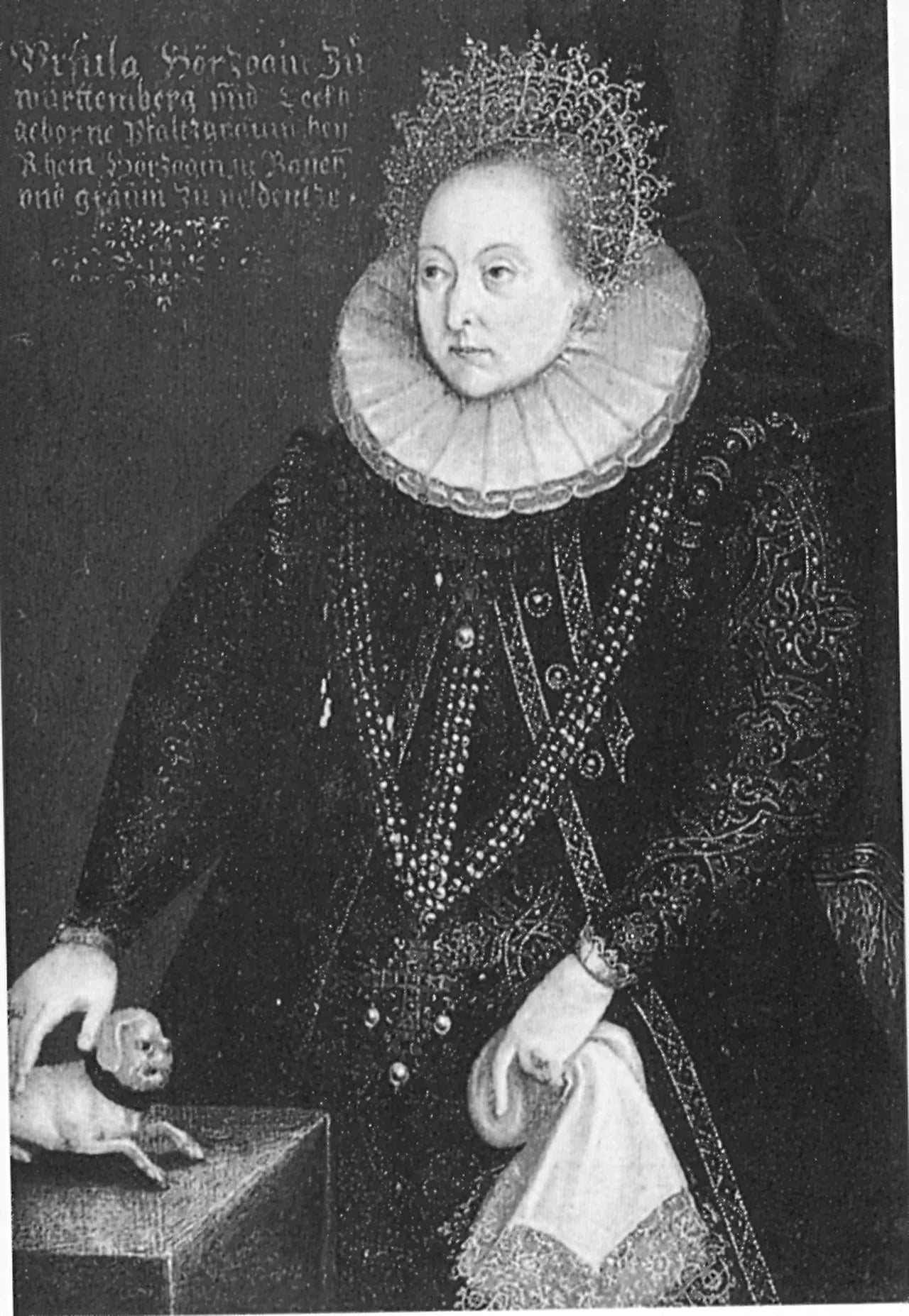 Porträt von Ursula von Pfalz-Veldenz-Lützelstein (1572–1635) – Gedenkseite