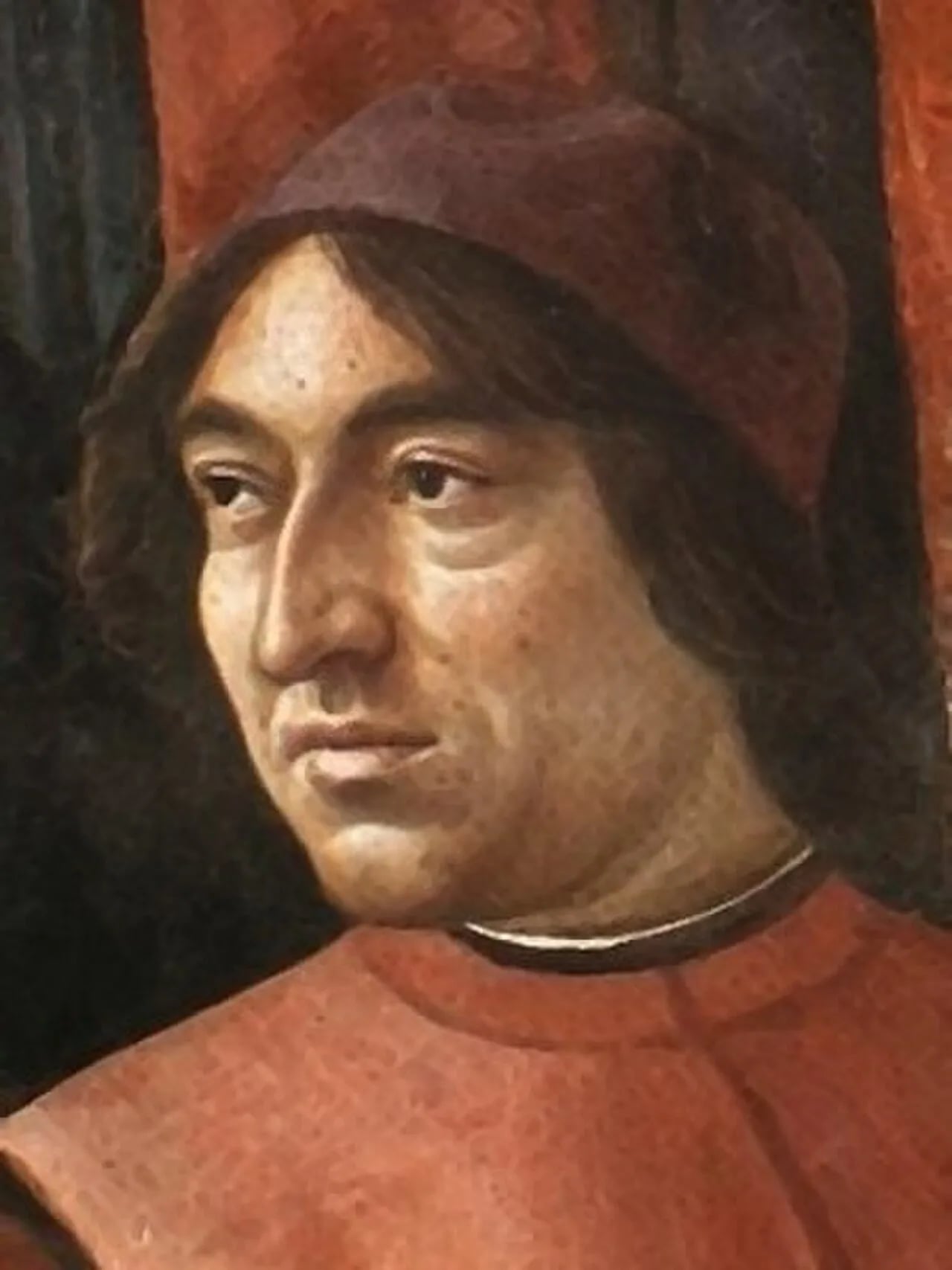 Porträt von Angelo Poliziano (1454–1494) – Gedenkseite