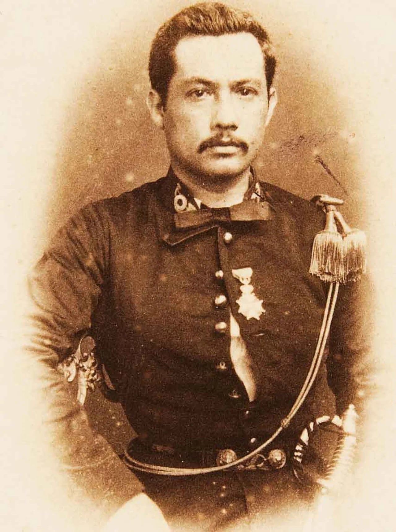 Porträt von Otto Heinrich Julius Muller von Czernicki (1834–1907) – Gedenkseite