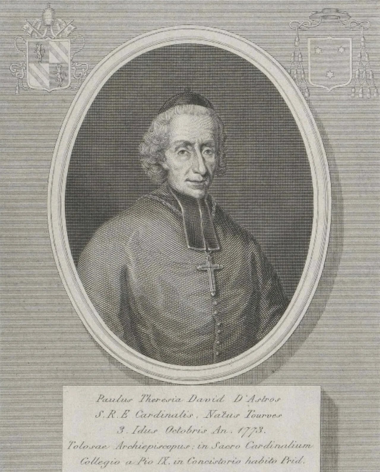 Portrait of Paul-Thérèse-David d'Astros (1772–1851) – memorial page