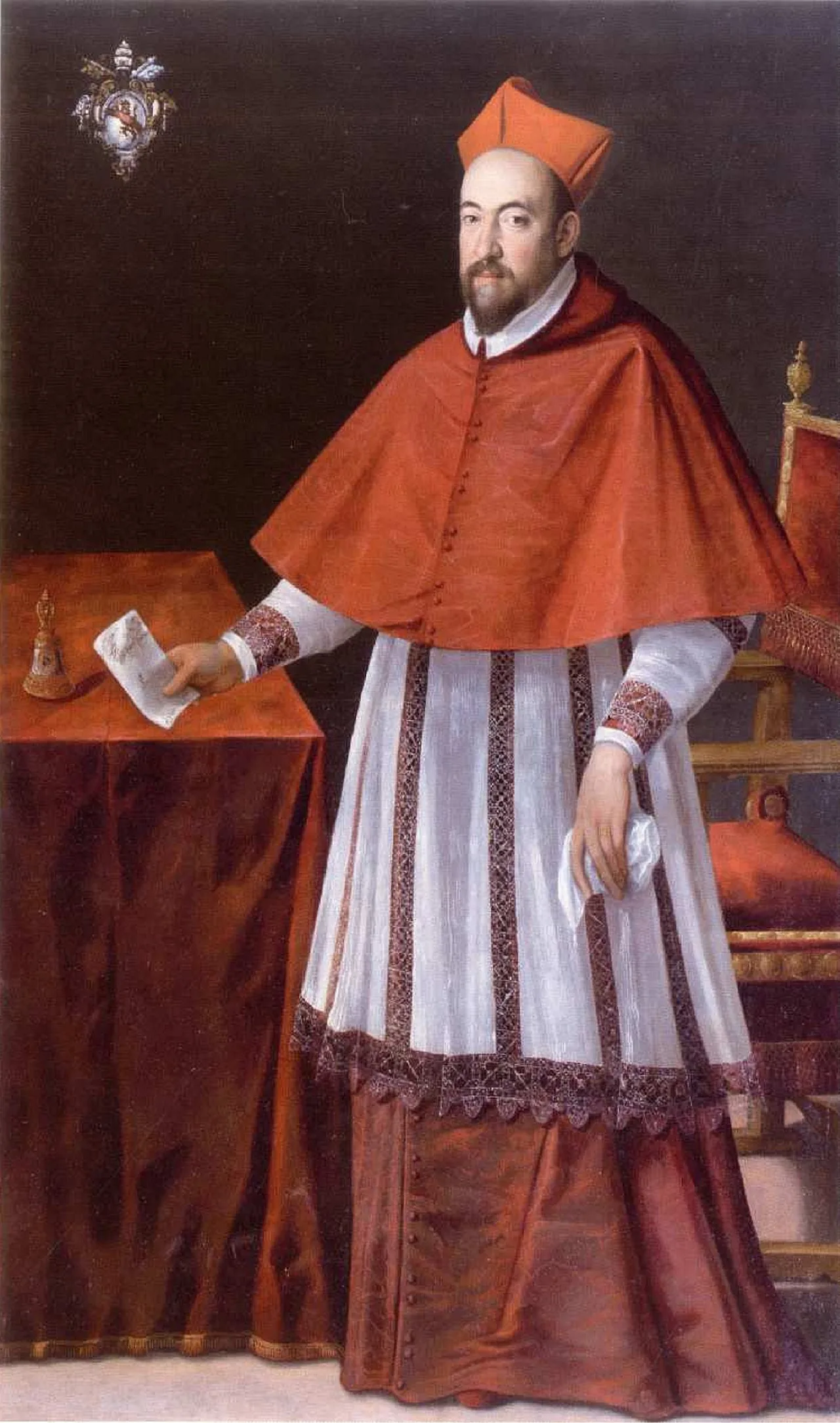 Porträt von Enrico Caetani (1550–1599) – Gedenkseite