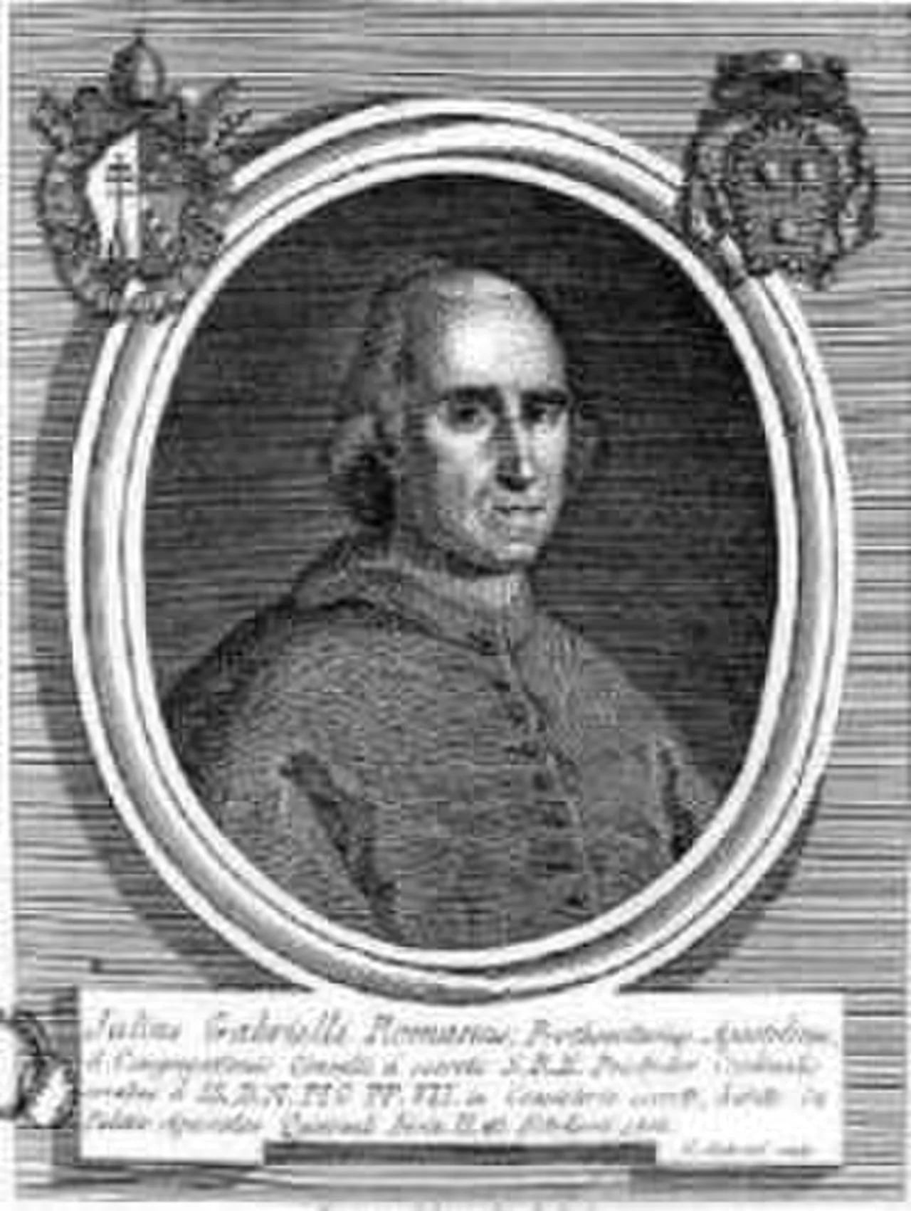 Porträt von Giolio Gabrielli der Jüngere (1748–1822) – Gedenkseite