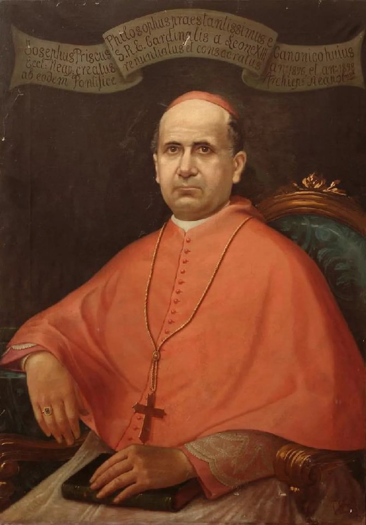Portrait of Giuseppe Antonio Ermenegildo Prisco (1833–1923) – memorial page