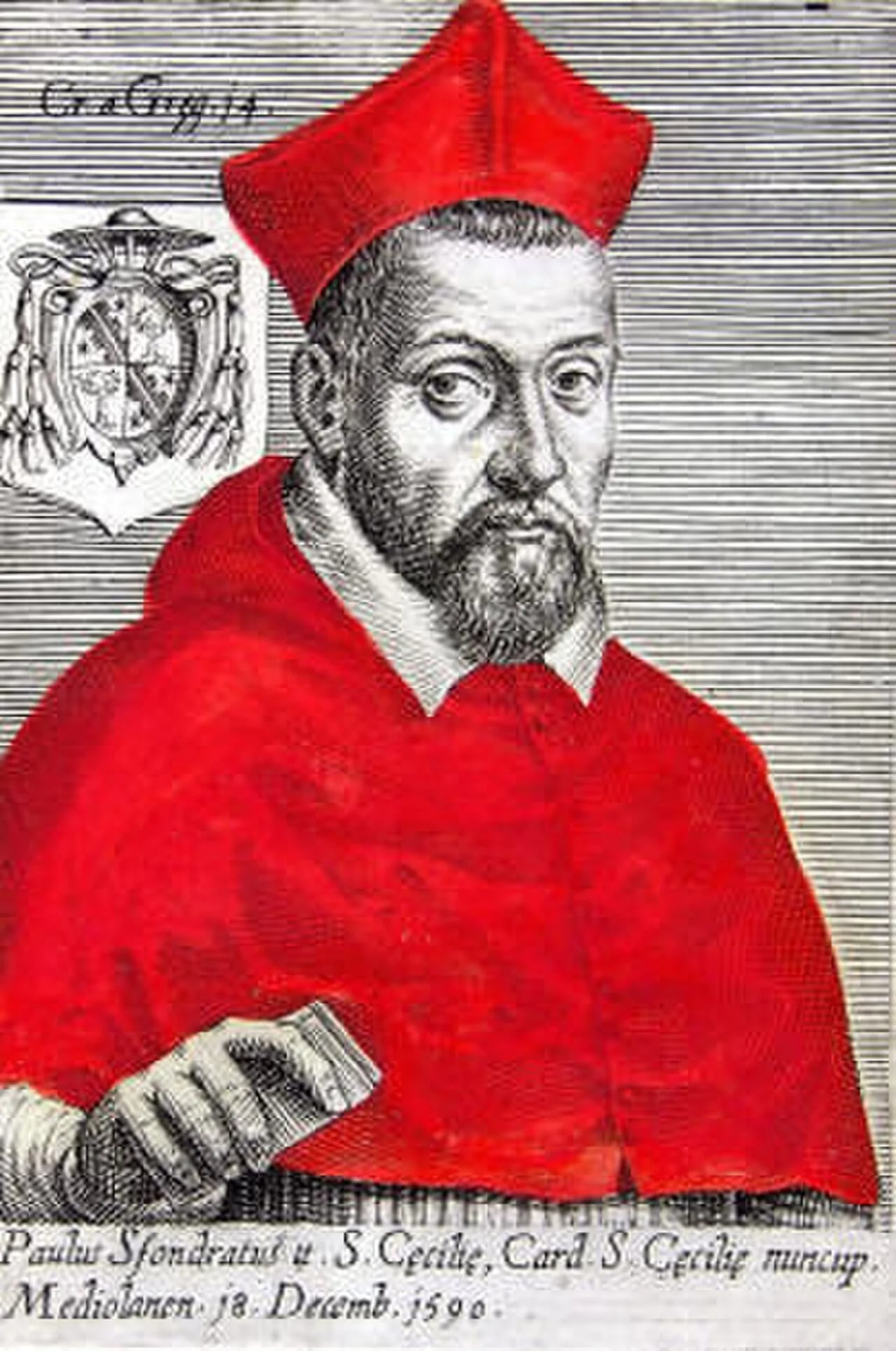 Porträt von Paolo Emilio Sfondrati (1560–1618) – Gedenkseite
