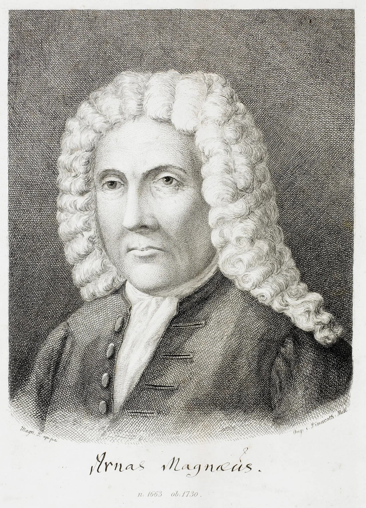 Portrait of Árni Magnússon (1663–1730) – memorial page