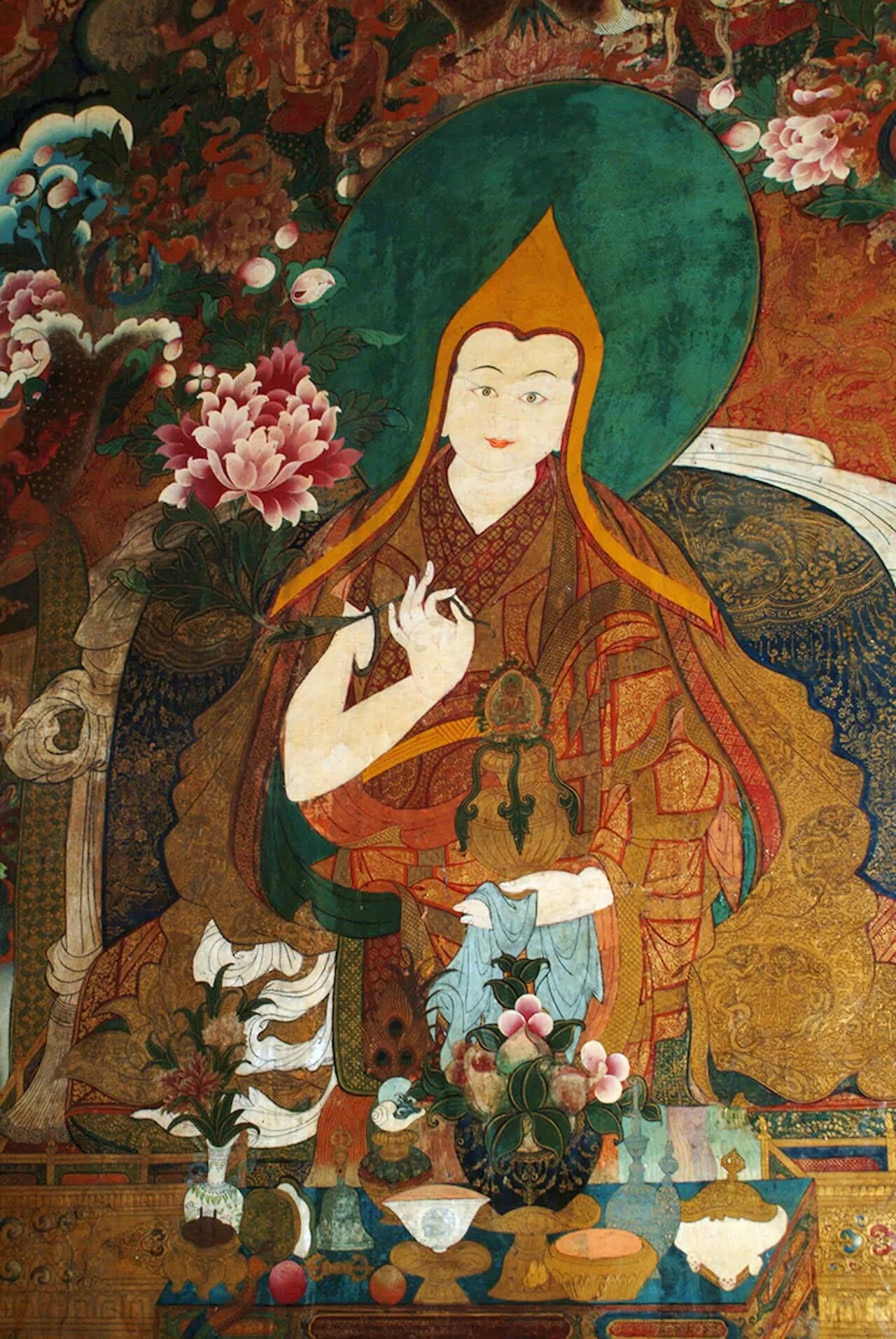 Porträt von Khedrub Gyatsho (1838–1856) – Gedenkseite