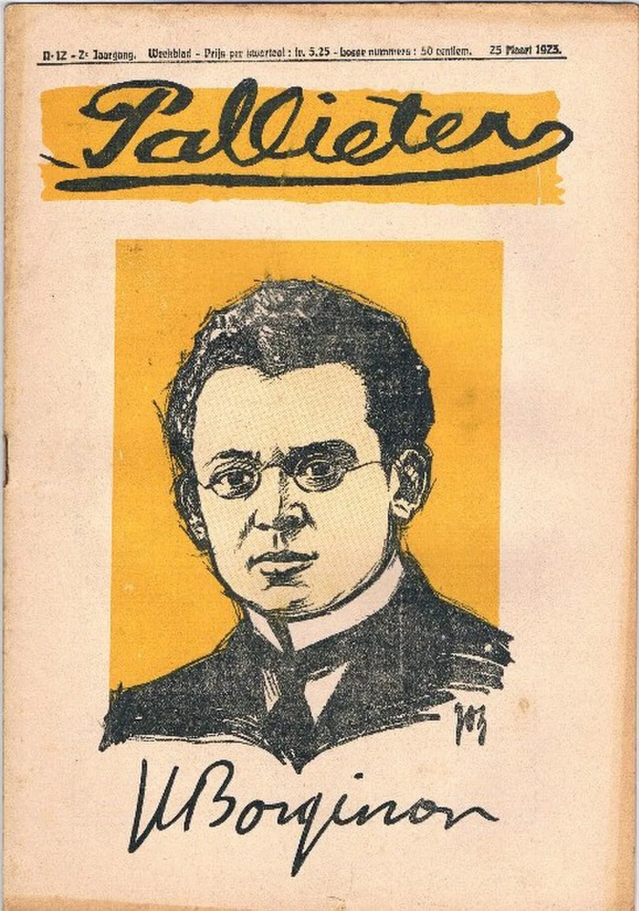 Portrait of Hendrik Borginon (1890–1985) – memorial page