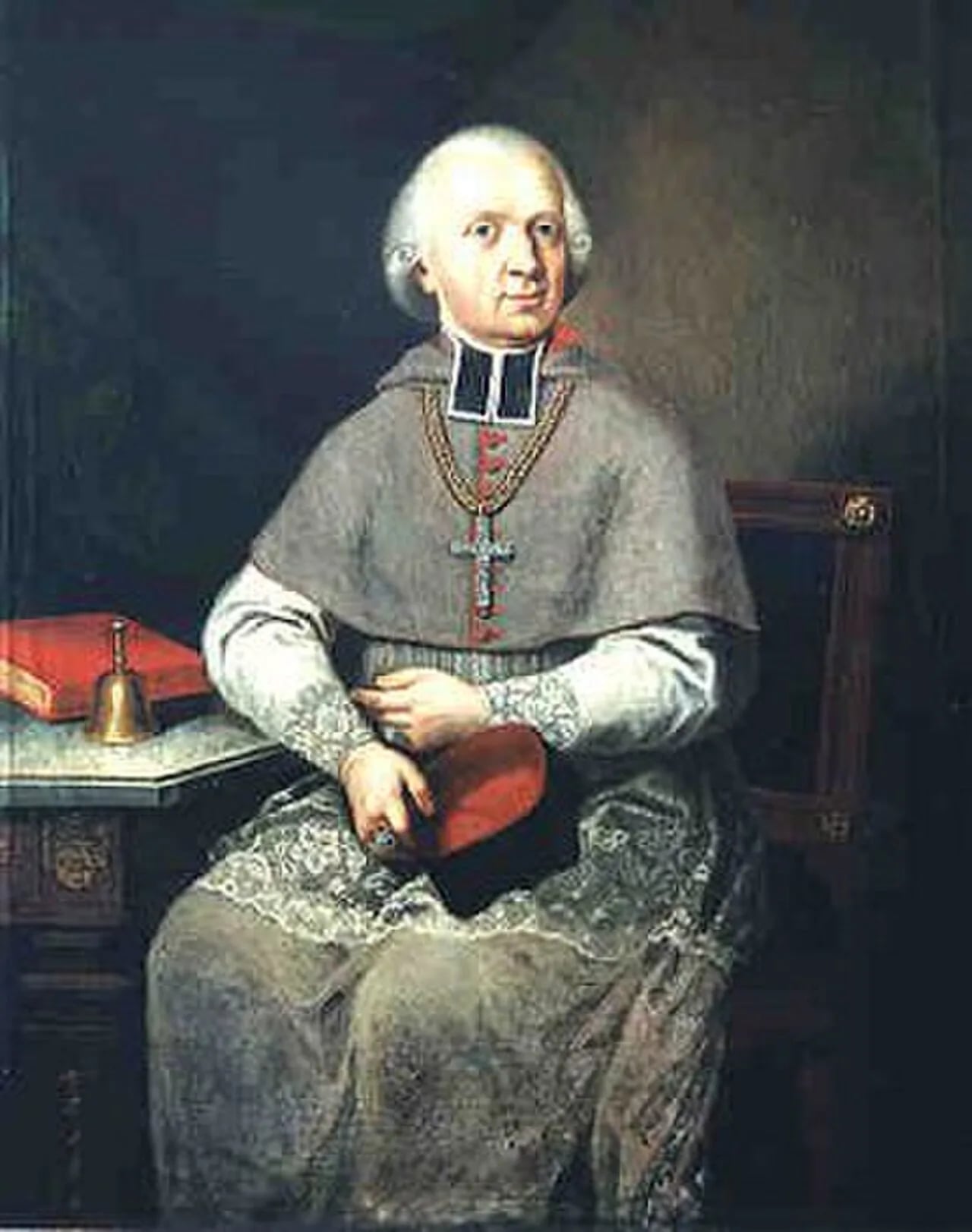 Porträt von Vinzenz Joseph von Schrattenbach (1744–1816) – Gedenkseite