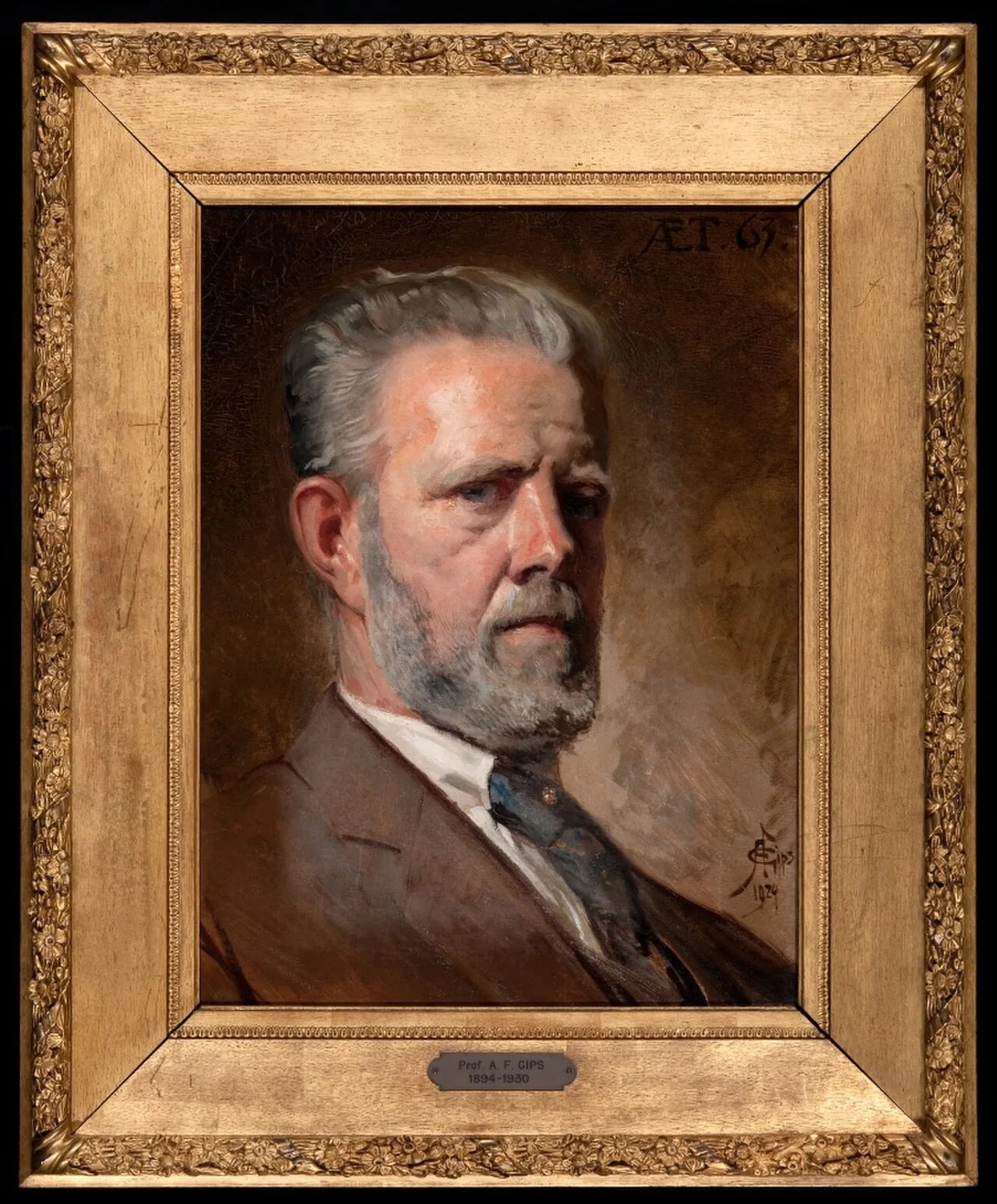 Portrait of Abraham Frans Gips (1861–1943) – memorial page