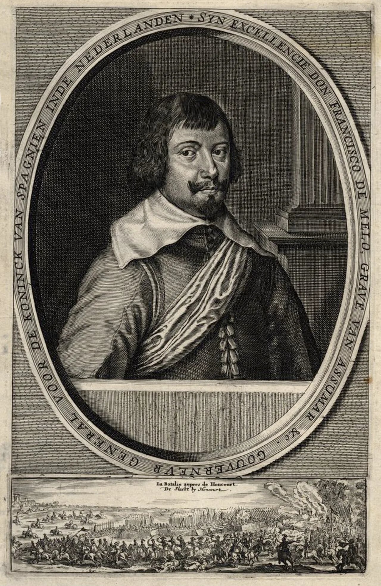 Porträt von Francisco de Melo (1597–1651) – Gedenkseite
