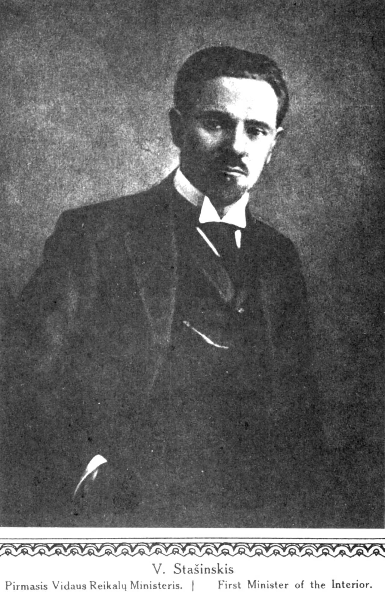 Portrait of Vladas Stašinskas (1874–1944) – memorial page
