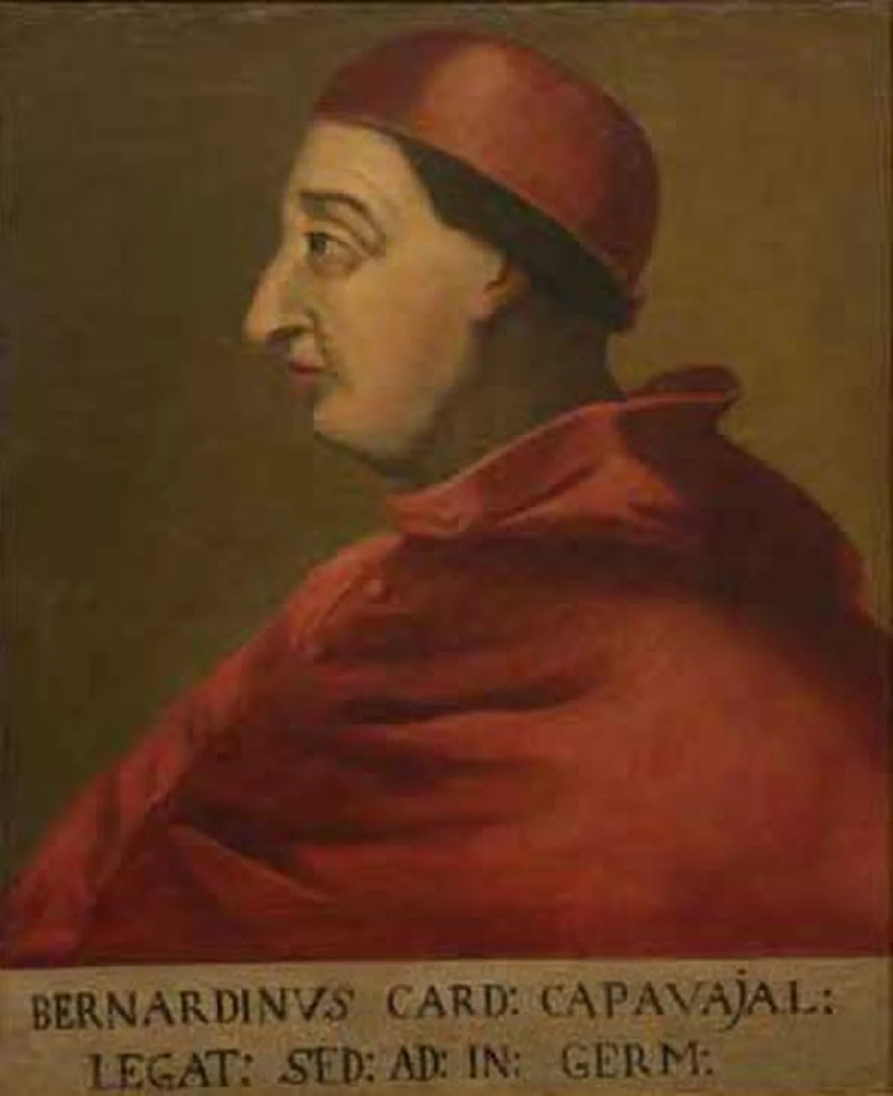 Porträt von Bernardino López de Carvajal (1456–1523) – Gedenkseite