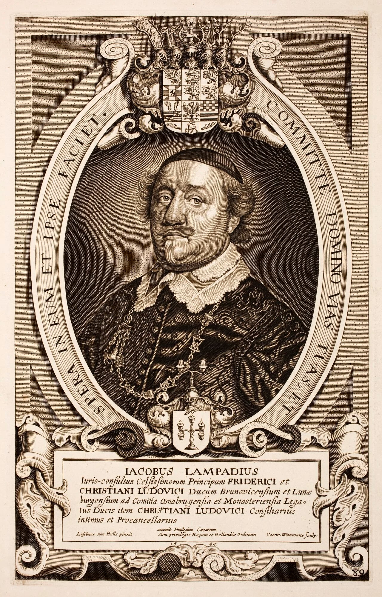 Porträt von Jakob Lampadius (1593–1649) – Gedenkseite
