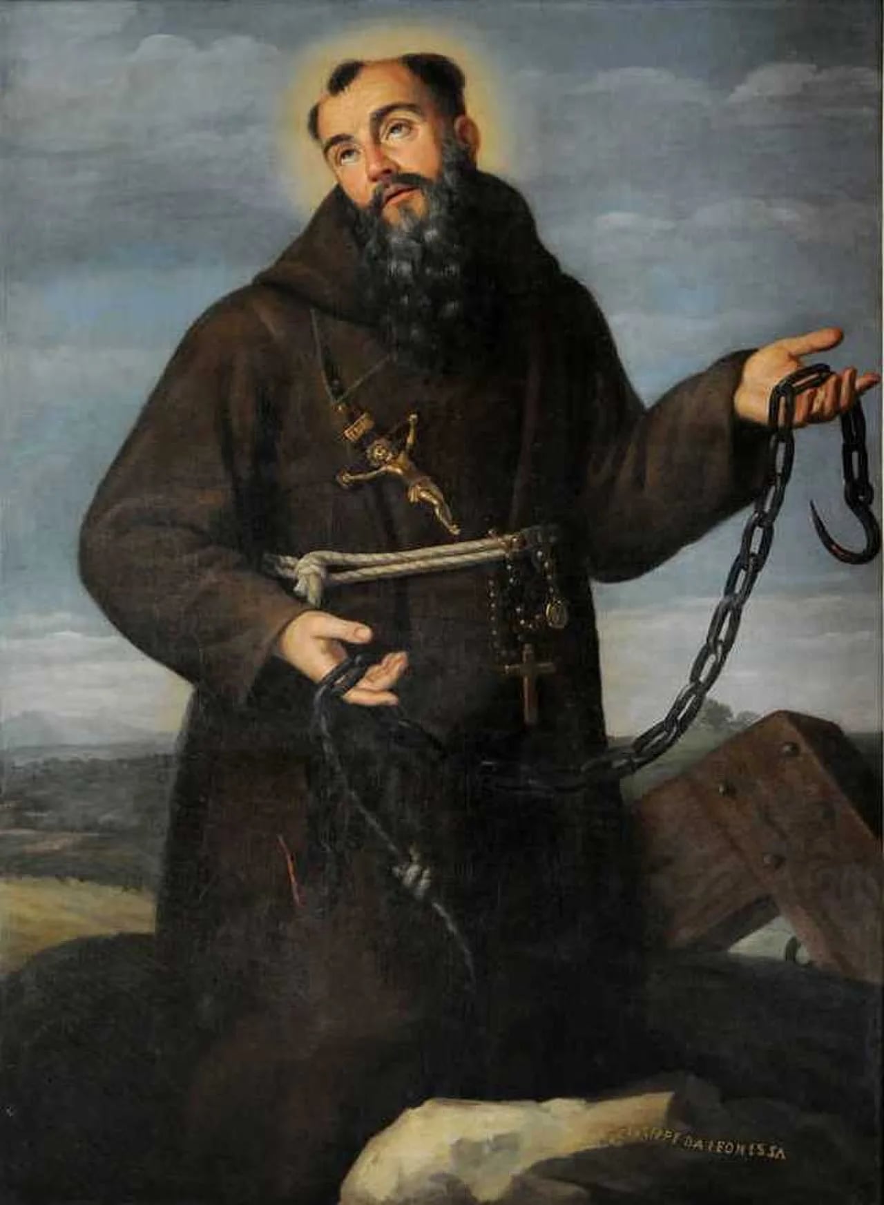 Porträt von Josef von Leonessa (1556–1612) – Gedenkseite
