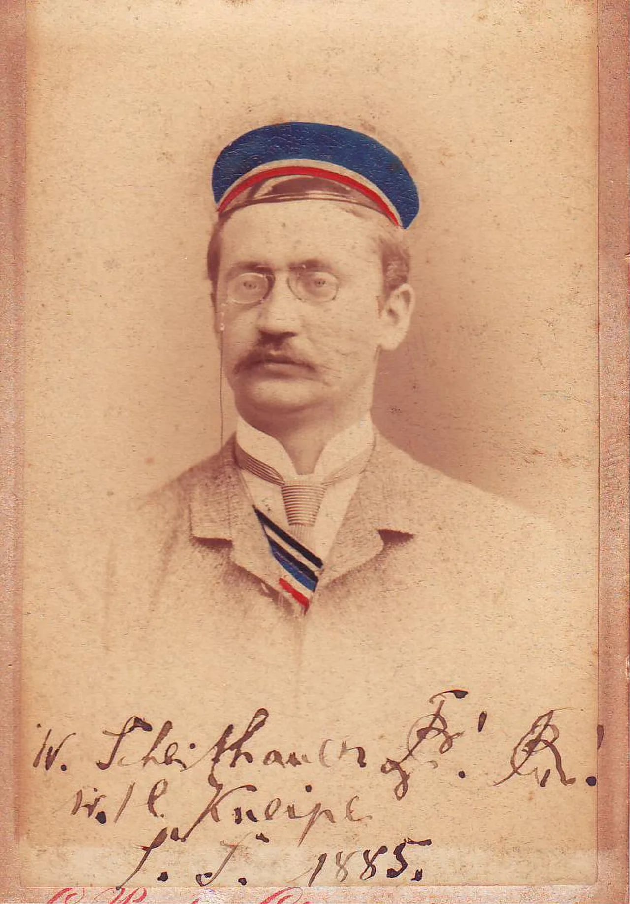 Porträt von Waldemar Scheithauer (1864–1942) – Gedenkseite